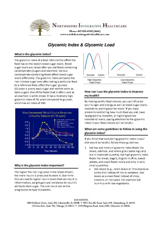 Glycemic Index Food Chart Pdf 134049 | Glycemic Index Load Chart