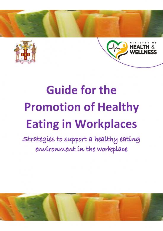 picture Healthy Eating Guide Pdf 145103 | Guide For The Promotion Of Healthy Eating In Workplaces