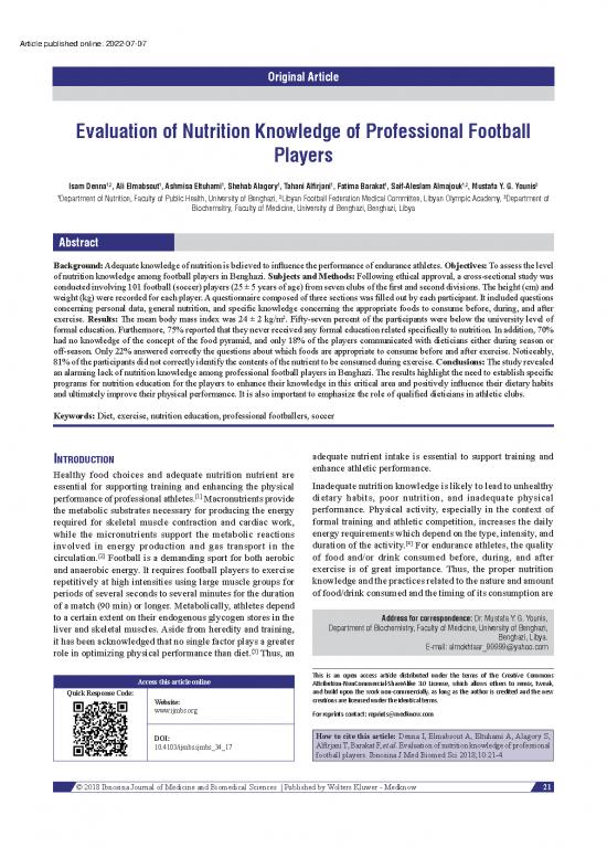 picture Nutrition For Soccer Players Pdf 143950 | Ijmbijmbs 34 17