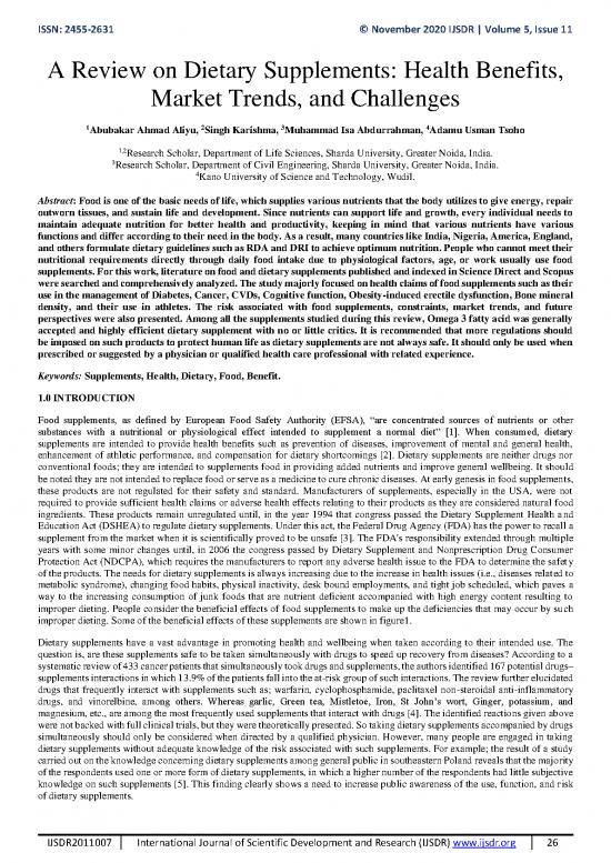 picture Dietary Supplements Market Pdf 143582 | Ijsdr2011007