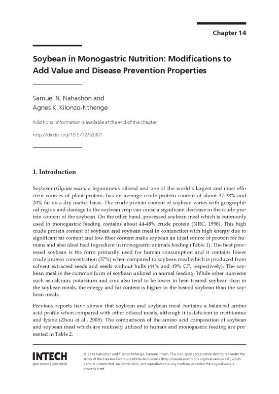 picture_Monogastric Nutrition Pdf 145273 | Intech Soybean In Monogastric Nutrition Modifications To Add Value And Disease Prevention Properties