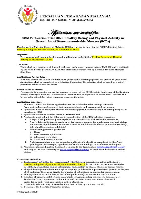 picture_Healthy Nutrition Pdf 145132 | Nsm Publication Prize Announcement Prevent Ncds 2020 Final