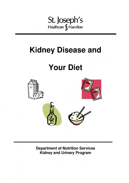 picture1_Nutrition In Clinical Practice Pdf 143890 | Pd 3085 Kidney Disease And Your Diet Book 2009