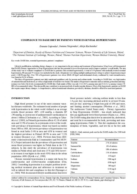 picture1_Dietary Modification Pdf 144620 | Pjfns 60 1 Pages 71 76