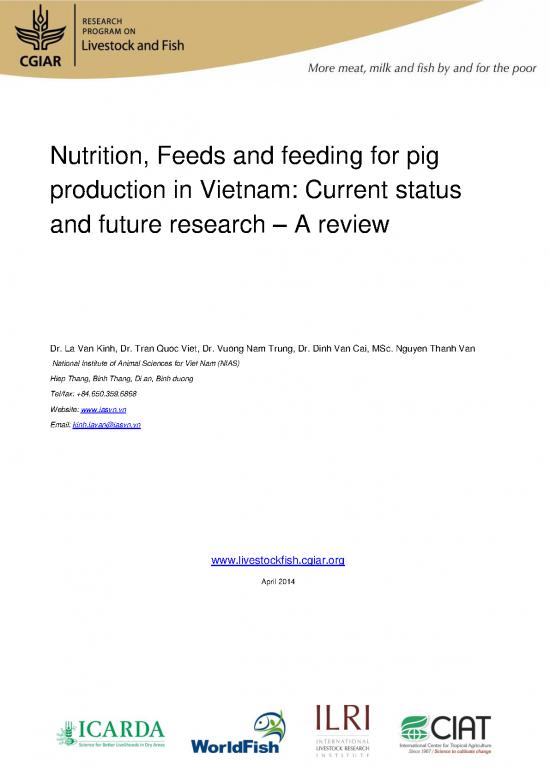 picture Nutrition Therapy Pdf 145483 | Review On Feedstuff For Pigs In Vietnam Final Version 14