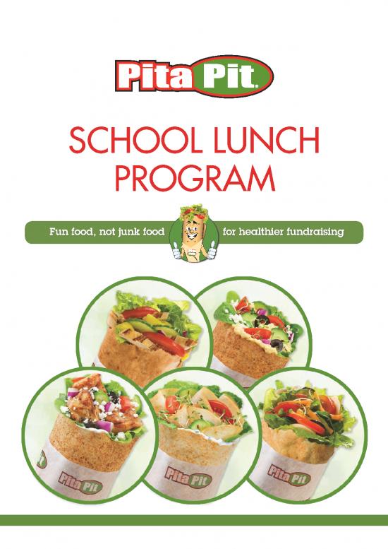 picture Pita Pit Nutrition Pdf 144873 | School Lunch Program Pita Pit