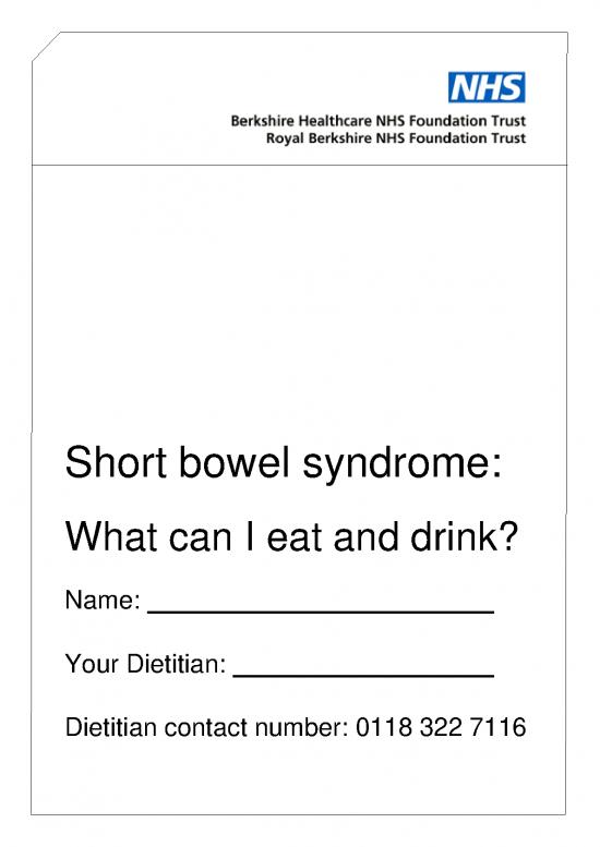 picture1_Nutrition Therapy Pdf 145156 | Short Bowel Syndrome Feb20