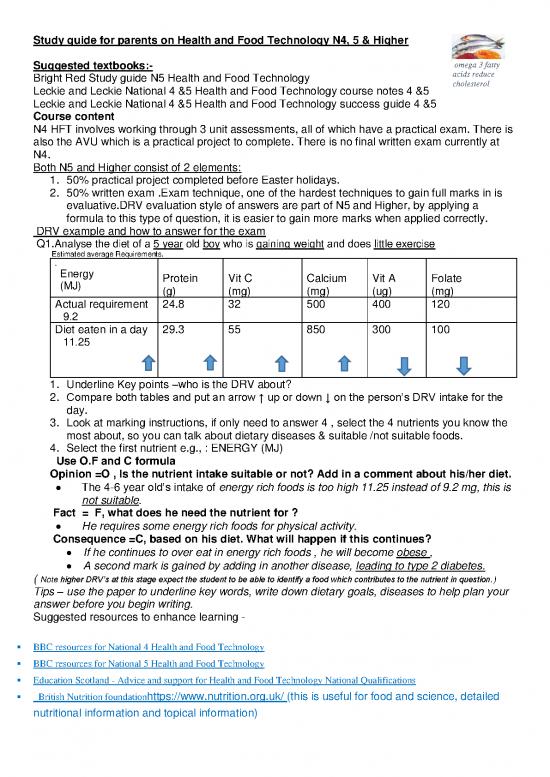 picture_Food Guide Pdf 144700 | Study Guide For Parents On Health And Food Technology N4