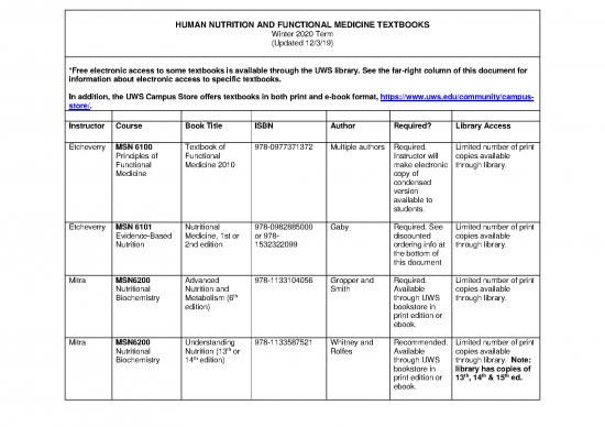 picture_Nutrition Therapy Pdf 144322 | Textbooks Hnfm Winter 2020