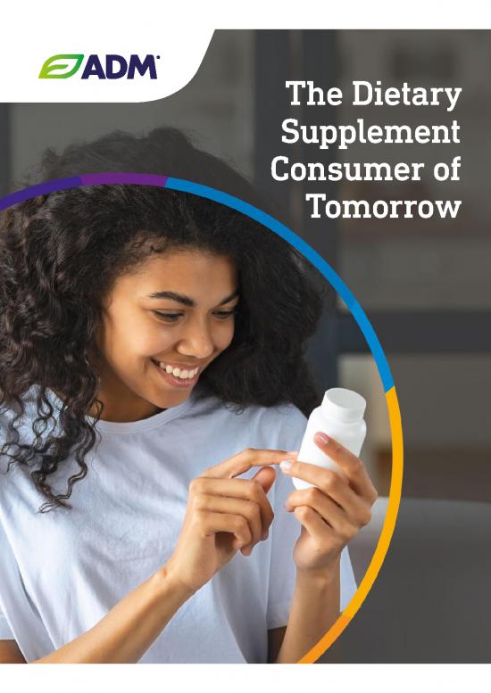 picture Dietary Supplements Market Pdf 143265 | The Dietary Supplement Consumer Of Tomorrow Report Min