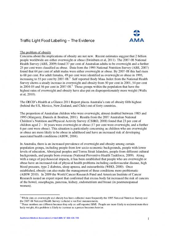 picture_Nutrition Therapy Pdf 145546 | Traffic Light Food Labelling The Evidence