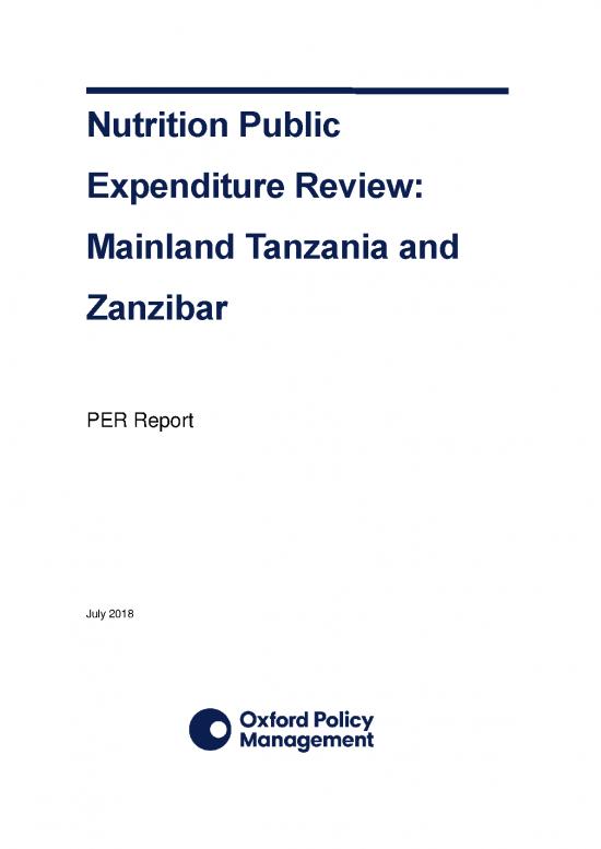 picture_Nutrition Support Pdf 145195 | Unicef Tanzania Nutrition Per Mainland And Zanzibar 2018