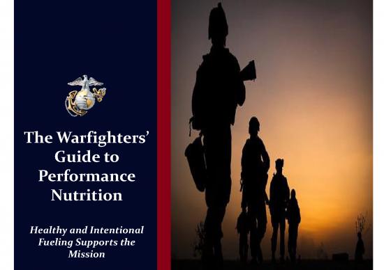 picture_Healthy Nutrition Pdf 144382 | Usmc Warfighter Guide To Performance Nutrition