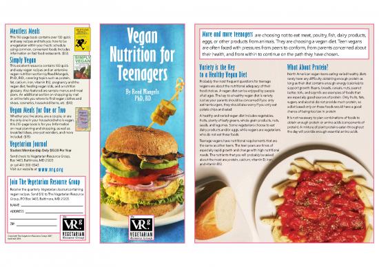 picture Healthy Nutrition Pdf 144377 | Vegannutritionforteenagers