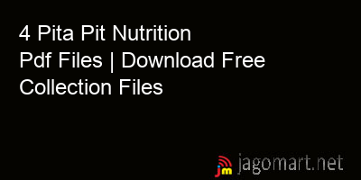 picture 4 Pita Pit Nutrition Pdf Files | Download Free Collection Files