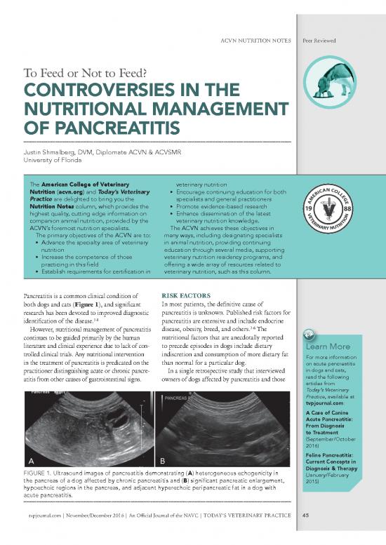 picture Nutrition Therapy Pdf 146033 | 2016 1112 Acvn Pancreatitis No Ad