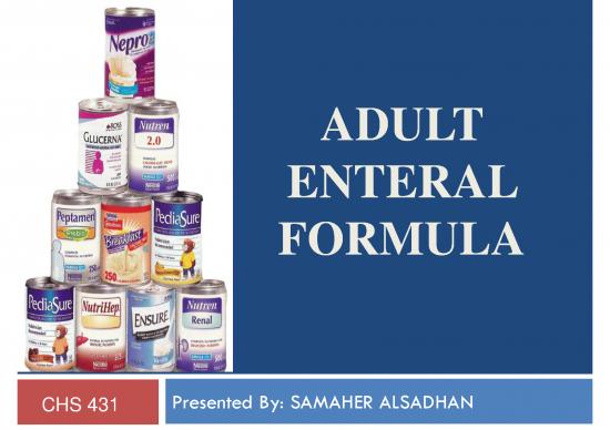 picture Nutrition Therapy Pdf 147195 | Adult Enteral Formula