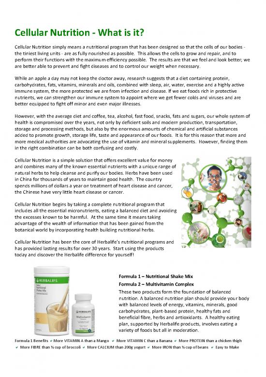 picture Protein Diet Pdf 147244 | Cellular Nutrition Defined 002