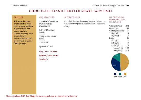 picture Gourmet Nutrition Pdf 147993 | Cpb Shake