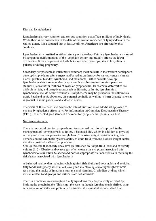 picture_Diet And Lymphedema