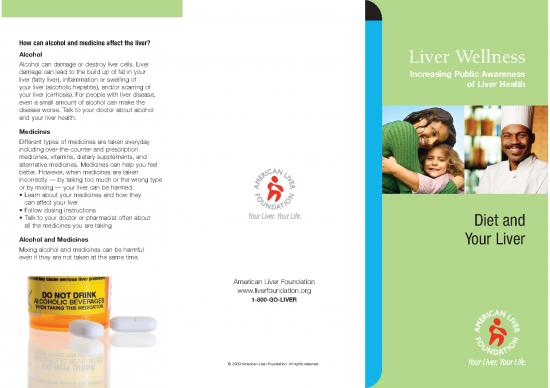 picture_Cirrhosis Diet Pdf 147328 | Diet And Your Liver Brochure 2009