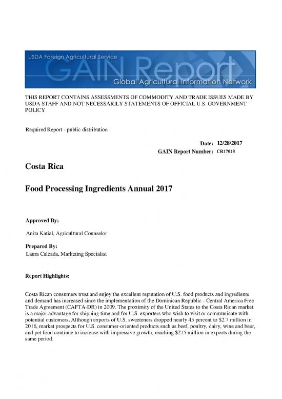 picture Processing Pdf 147058 | Food Processing Ingredients San Jose Costa Rica 12 26 2017