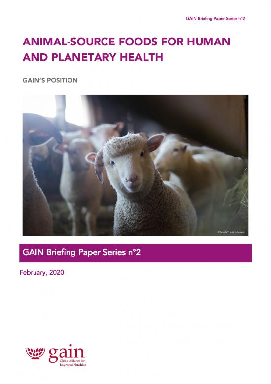 picture1_Nutrition Therapy Pdf 146529 | Gain Briefing Paper Series 2 Animal Source Foods For Human And Planetary Health
