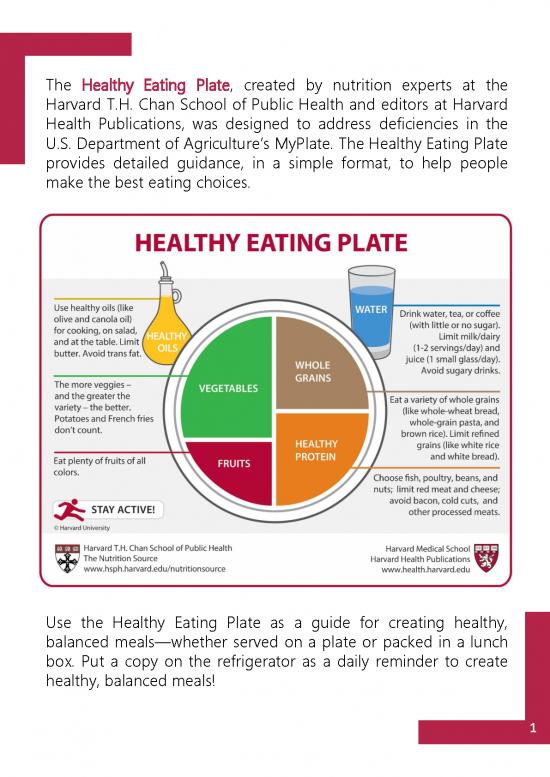 picture Public Nutrition Pdf 145894 | Healthy Eating Plate Handout Eliza Final
