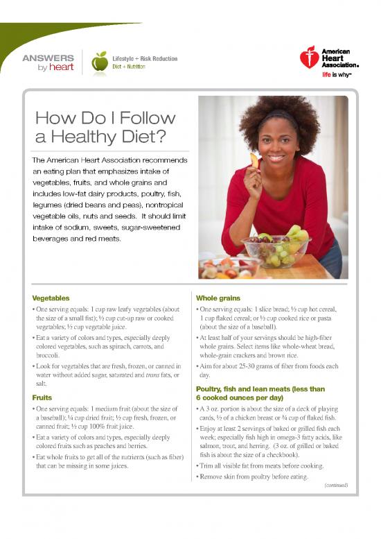 picture Nutrition Therapy Pdf 146437 | Heart Healthy Diet