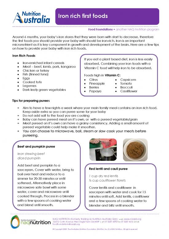 picture_Nutrition Therapy Pdf 147398 | Iron Rich First Foods