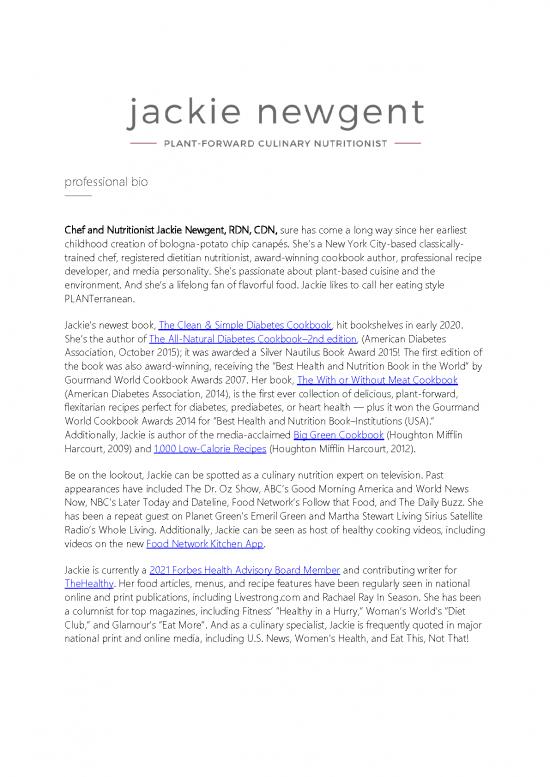 picture_Nutrition Therapy Pdf 147277 | Jackie Newgent Jackienewgencom Bio 2021