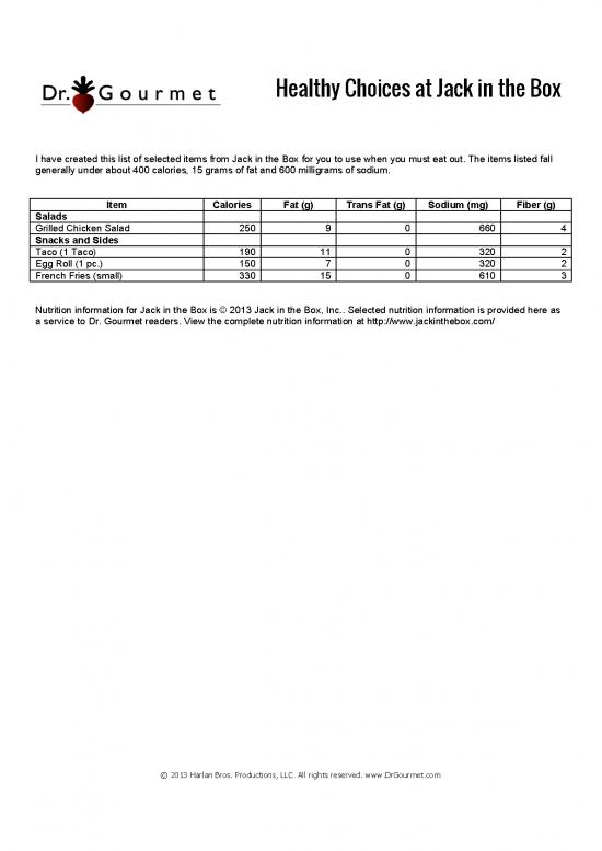 picture Gourmet Nutrition Pdf 148044 | Jackinthebox2013