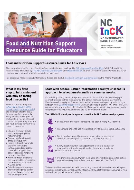 picture Nutrition Therapy Pdf 146270 | Ncinck Resource Guide Nutrition Final2