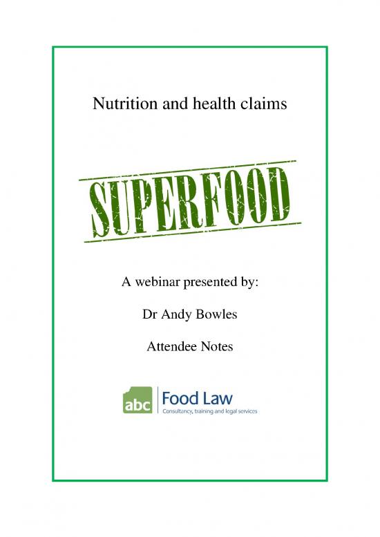 picture1_Nutrition Therapy Pdf 147808 | Nutrition And Health Claims Attendee Notes