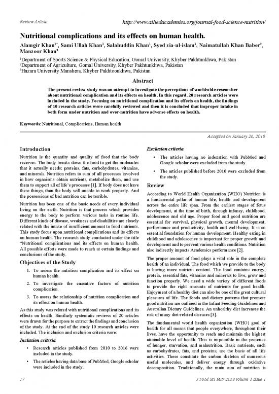 picture_Nutrition Therapy Pdf 146120 | Nutritional Complications And Its Effects On Human Health