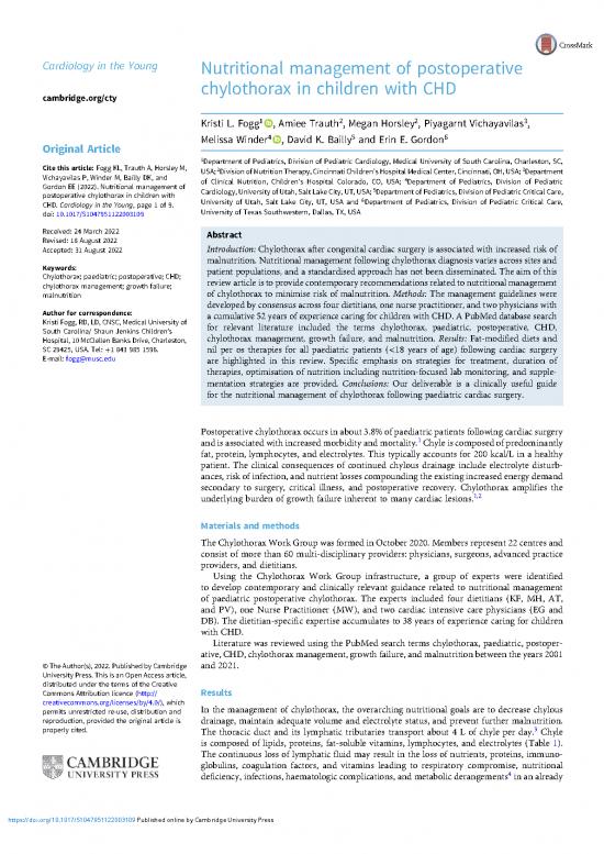 picture_Nutrition Therapy Pdf 147931 | Nutritional Management Of Postoperative Chylothorax In Children With Chd