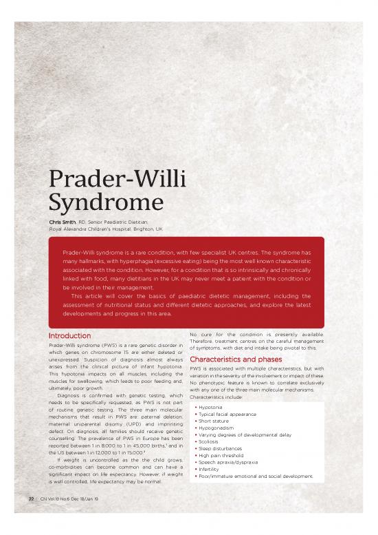 picture1_Praderâ€willi Syndrome