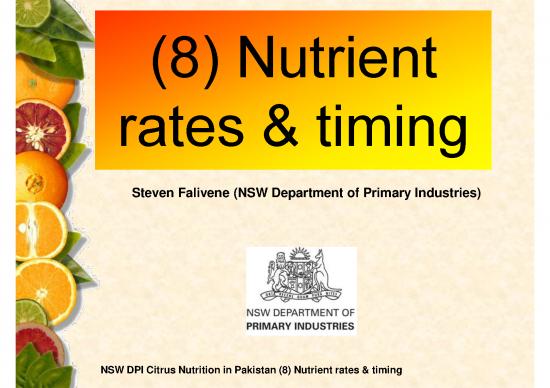 picture1_Nutrition Therapy Pdf 145915 | Pt 8 Nutrient Rates & Timing 08 Pakistan