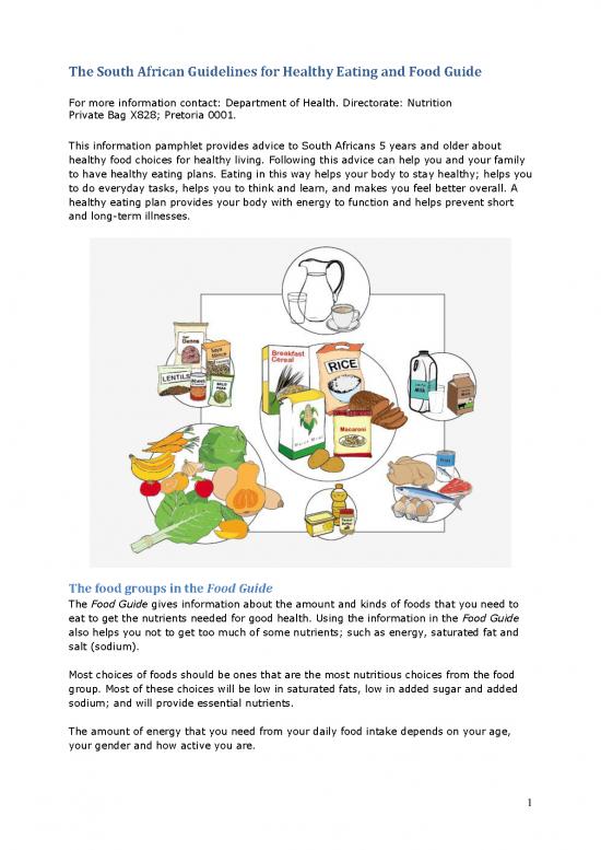 picture Nutrition Therapy Pdf 147491 | Sa Healthy Eating And Food Guideline Undated 1