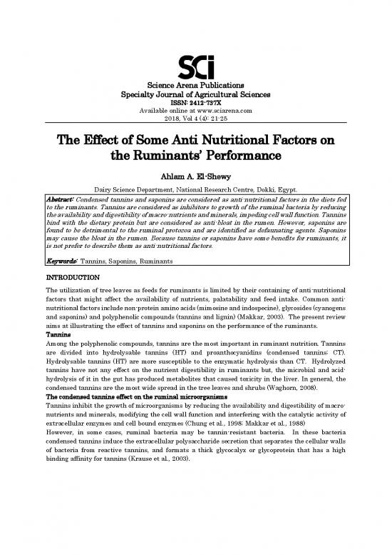 picture1_Agricultural Pdf 146356 | The Effect Of Some Anti Nutritional Factors On The Ruminants Performance