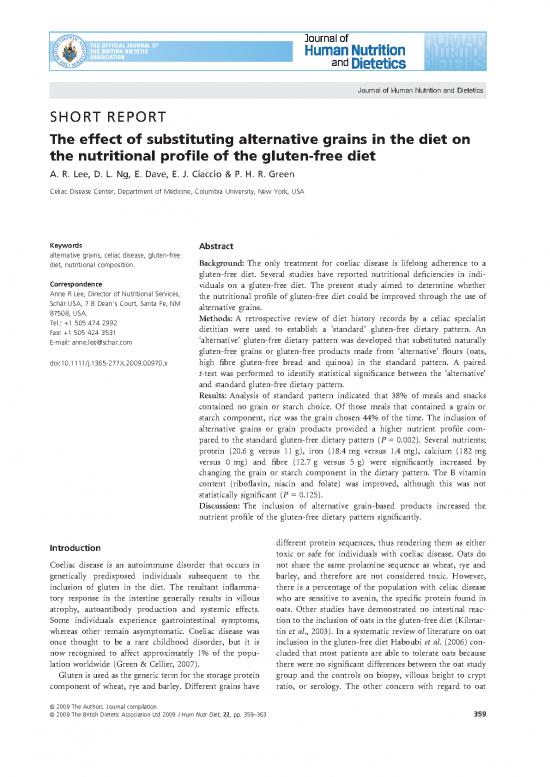 picture_Nutrition Therapy Pdf 147095 | The Effect Of Substituting Alternative Grains In The Diet On The Nutritional Profile Of The Gluten Free Diet
