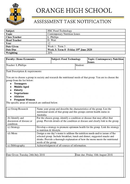 picture1_Nutrition Therapy Pdf 147449 | Yr 12 Food Tech Wk 8