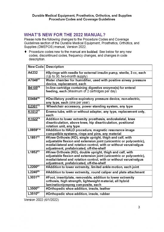 Dme Procedure Codes