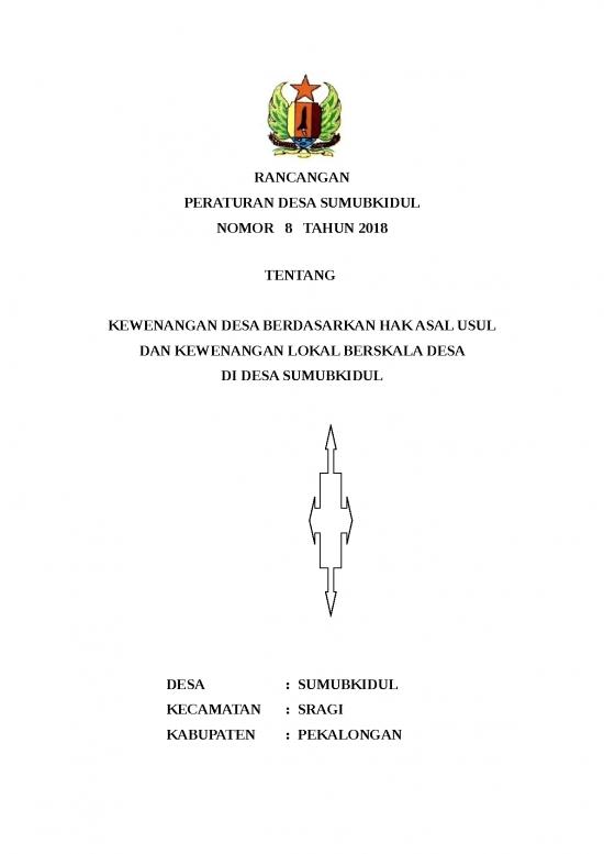 picture1_Perdes Kewenangan Desa Asal Usul