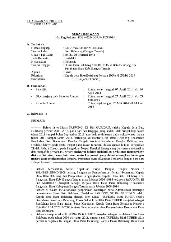 picture_20140616101251 13177 Dakwaan Korupsi Sarjono