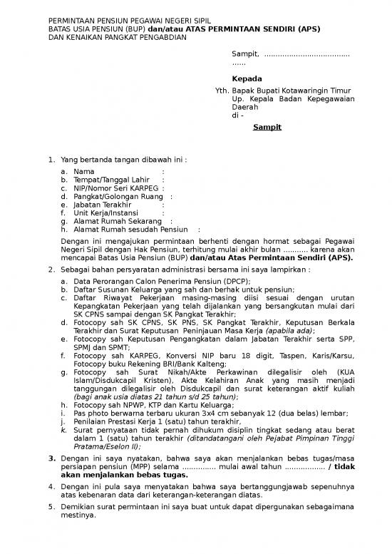 picture_Form Permohonon Pensiun, Dpcp, Etc