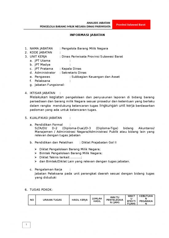 Diploma Format Word 14017 | Anjab Pengelola Barang Milik Negara