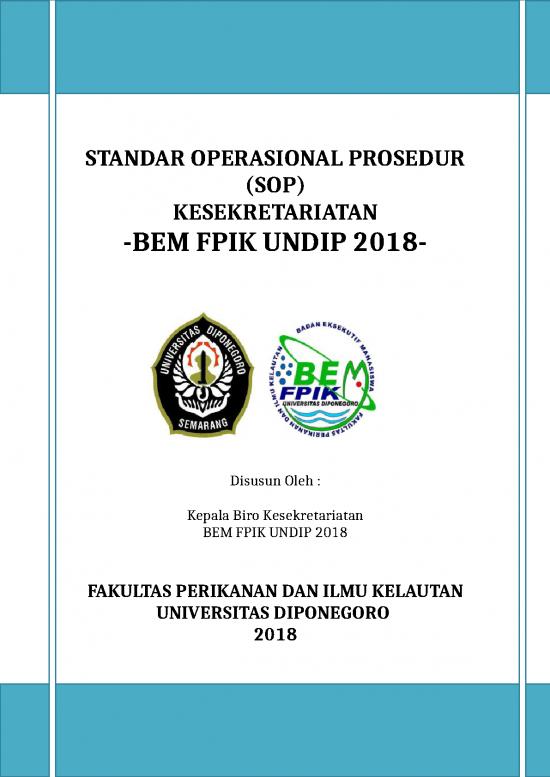 picture1_Sop Kesekretariatan Bem Fpik 2018 Kabinet Abhinaya