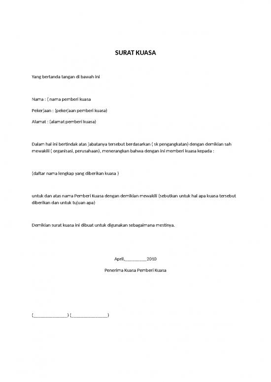 picture_Surat Kuasa Mewakili Pekerjaan