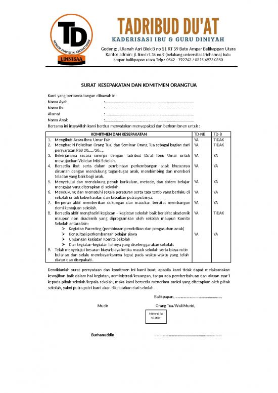 picture_Td Ppdb Surat Kesepakatan Dan Komitmen Orangtua